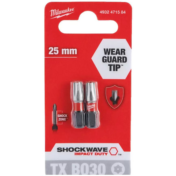 Бита  Milwaukee SHOCKWAVE TX BO30 4932471584