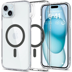 Чехол для телефона Spigen Ultra Hybrid (MagFit) для iPhone 15 ACS06804 (серый)