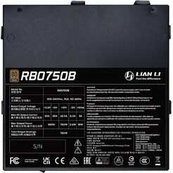 Блок питания Lian Li RB 750 G9P.BX0750B.B000.RU
