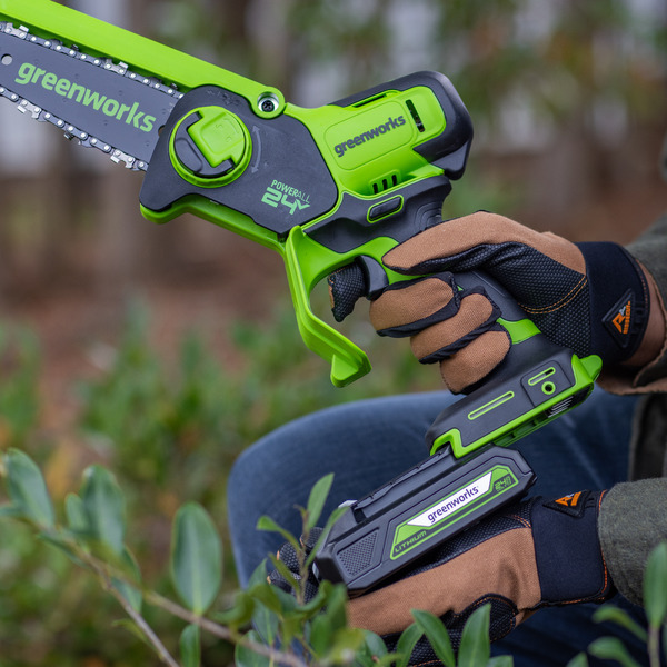 Аккумуляторная пила Greenworks GD24CSMNXK4 2008707UB