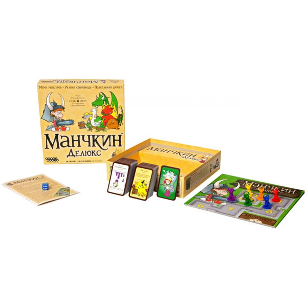 Настольная игра HOBBY WORLD Манчкин Делюкс 1153