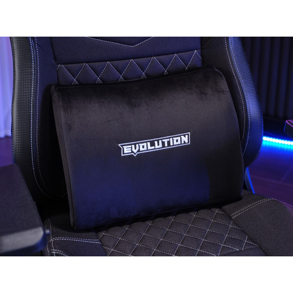 Игровое кресло Evolution Nomad (черный/белый)