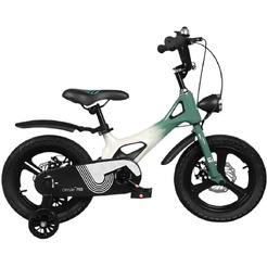 Велосипед детский YAYALE 67-029 14" (бело-зеленый)