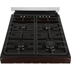 Кухонная плита Лысьва ГП 400 МС-2у (коричневый, стеклянная крышка)