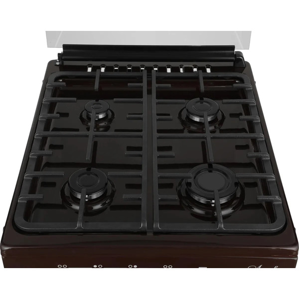 Кухонная плита Лысьва ГП 400 МС-2у (коричневый, стеклянная крышка)