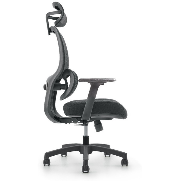 Кресло компьютерное SitZone U-073A (сетка/ткань, черный)