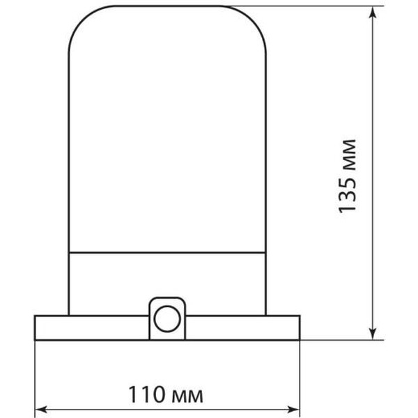 Светильник для сауны TDM НПБ400 (белый)