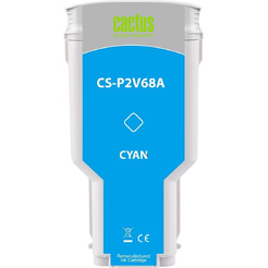 Картридж струйный Cactus CS-P2V68A №730 голубой (300мл) для HP Designjet T1600/1700/2600