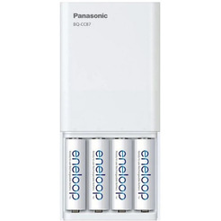 Аккумулятор с зарядным устройством Panasonic Eneloop BQ-CC87/4xBK-3MCCE USB-Charger (K-KJ87MCD40USB)