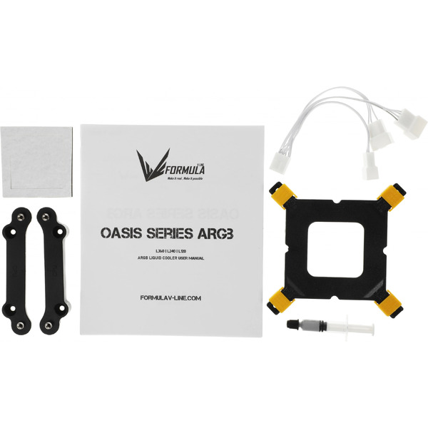 Система водяного охлаждения Formula Oasis L360 ARGB (белый)
