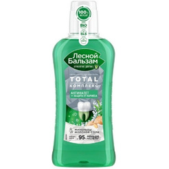 Ополаскиватель для полости рта Лесной бальзам Антиналет+Защита от кариеса 800 мл