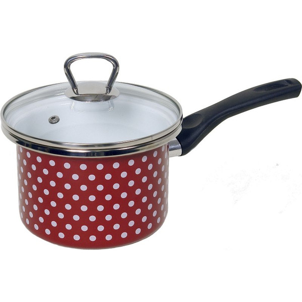 Кастрюля Сантэкс 1-2215411 (горох, бордовый)