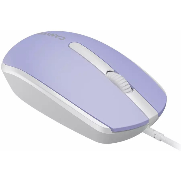 Мышь Canyon M-10 (CNE-CMS10ML) сиреневый/белый