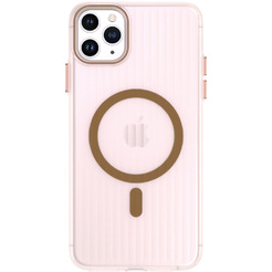 Задняя накладка CASE Translucent Strip Apple iPhone 11 Pro Max, золотой