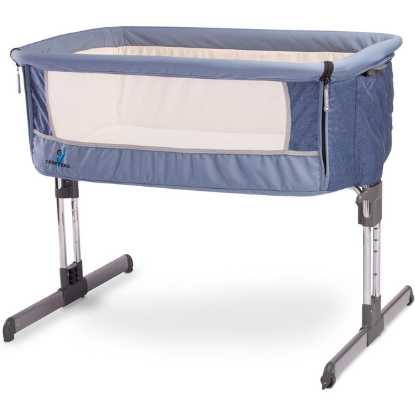 Детская кроватка CARETERO Sleep2gether (синий)