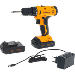 Дрель-шуруповерт Вихрь ДА-20Л-2К (72/14/21) с 2-мя АКБ