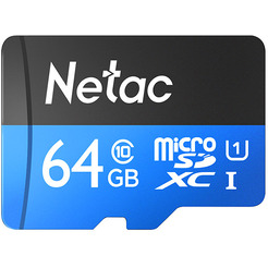 Карта памяти Netac P500 Standard 64GB NT02P500STN-064G-S