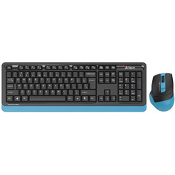 Клавиатура + мышь A4Tech Fstyler FG1035 (черный/синий)