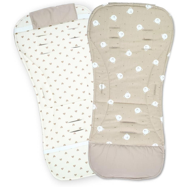 Матрасик в коляску Bubago КМ1 BG 169-1 (бежевый мишки)