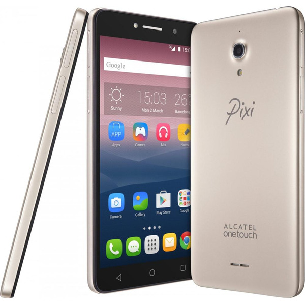 Смартфон Alcatel Pixi 4 8050D золотой металлик