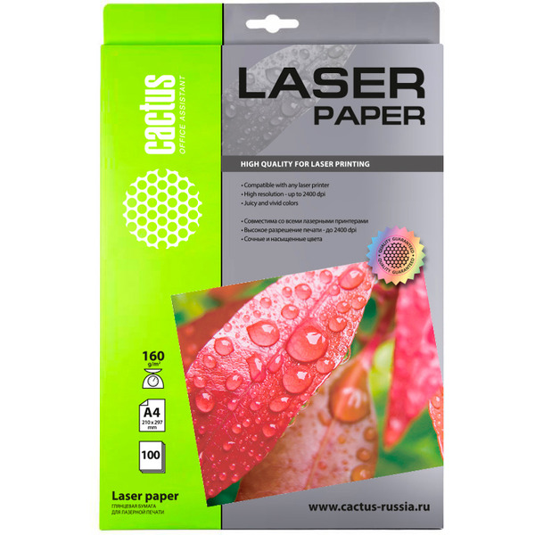 Фотобумага Cactus CS-LPA4160100