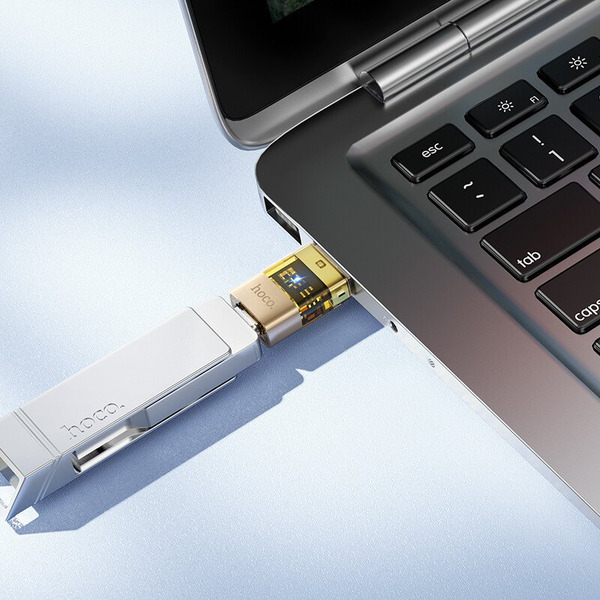 Адаптер Hoco UA36C USB Type-A - USB Type-C (черный)