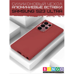 Бампер Bingo Metal для SAMSUNG S23 Ultra Красный