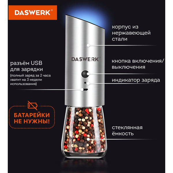 Набор электроперечниц Daswerk 456626