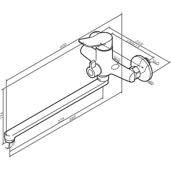 Смеситель AM.PM X-Joy F85A90200