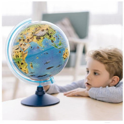 Глобус Globen Зоогеографический на круглой подставке 12500269