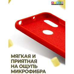 Бампер Bingo Liquid TPU для HUAWEI Y6 2019 Красный