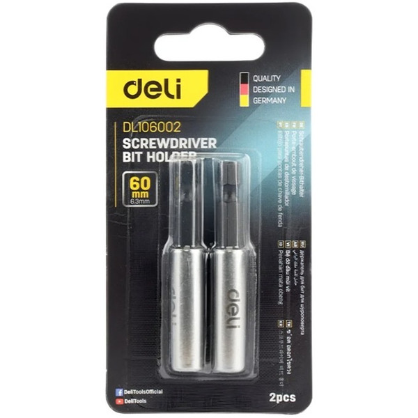 Держатель бит (насадок) магнитный Deli EDL106002