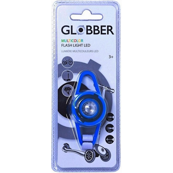 Фонарик GLOBBER 522-100 (синий)