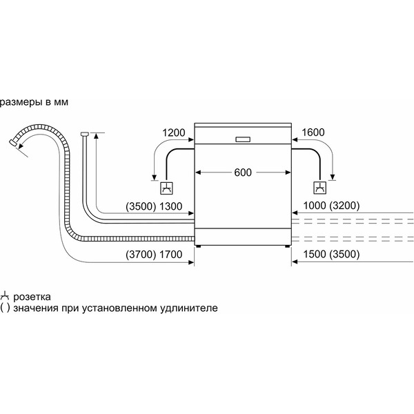 Встраиваемая посудомоечная машина Bosch Serie 2 SGV2IMX1GR