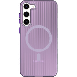 Задняя накладка CASE Translucent Strip Samsung Galaxy S23 Plus, фиолетовый