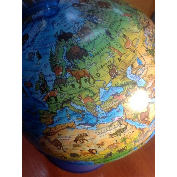Глобус Globen Ке012500270 (Зоогеографический Классик Евро с подсветкой)