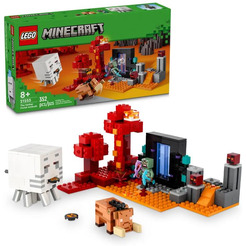 Конструктор Lego Minecraft Засада у портала в Нижний мир / 21255