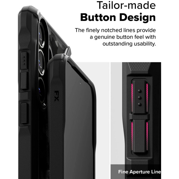 Чехол Ringke FUSION X для Galaxy S25 Plus CAMO BLACK