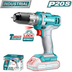 Ударная дрель-шуруповерт Total TIDLI201455 (без АКБ и ЗУ)