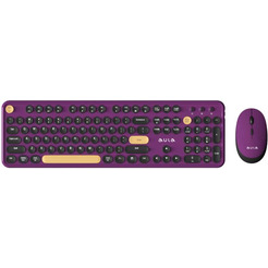 Клавиатура + мышь AULA AC306 (Eggplant Purple-Black)