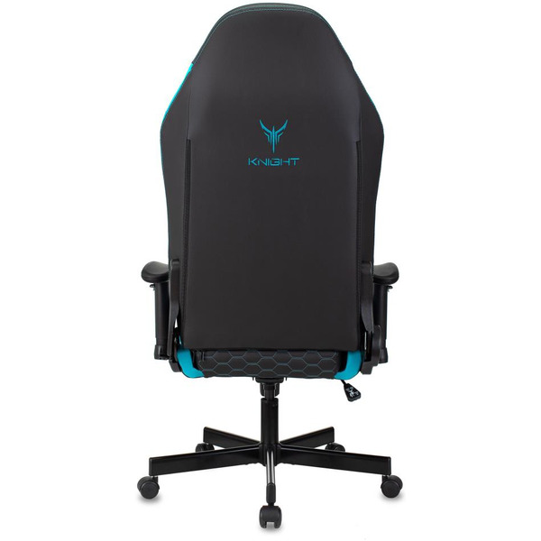 Кресло игровое Knight Neon (1717271) черный/голубой
