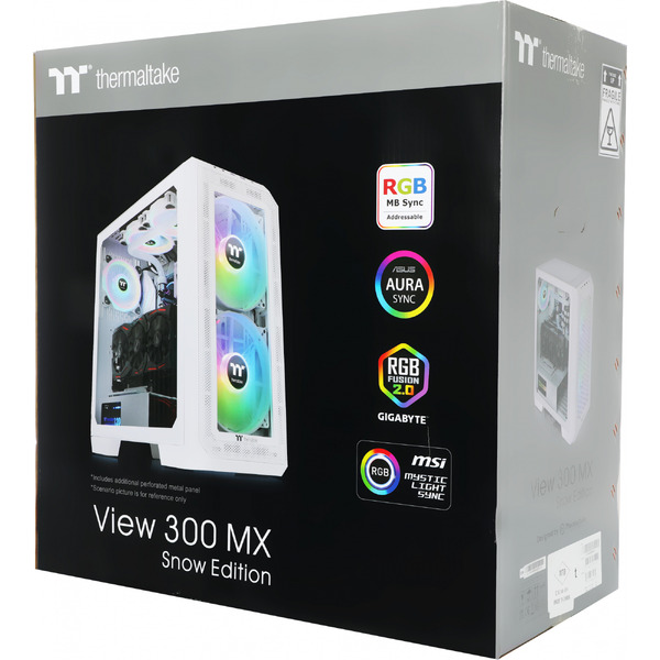 Корпус Thermaltake View 300 MX Snow E-ATX CA-1P6-00M6WN-00 (без БП)