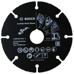 Отрезной диск Bosch Carbide Multi Wheel прямой 2.608.623.012