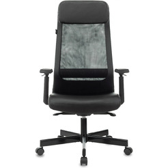 Кресло Бюрократ T-995 черный TW-01 (эко.кожа/сетка)