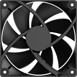 Вентилятор для корпуса Ocypus Delta F12 BK (Delta-F12-BK1NM00X-GL)
