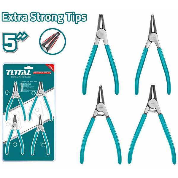 Набор съемников стопорных колец Total THTJ214041 125мм