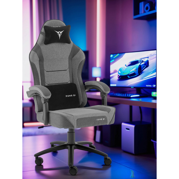 Игровое кресло Zone 51 Invader X-Weave Grey Z51-VAF-GY