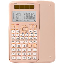 Калькулятор Deli ED991ES (розовый)