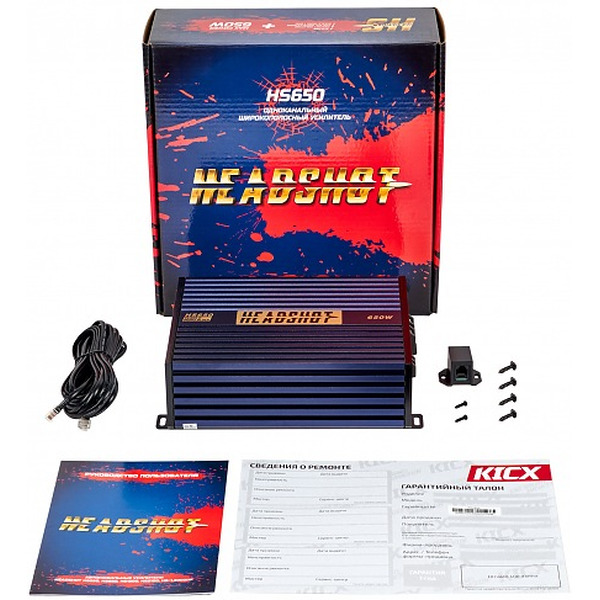 Автомобильный усилитель KICX HeadShot 650