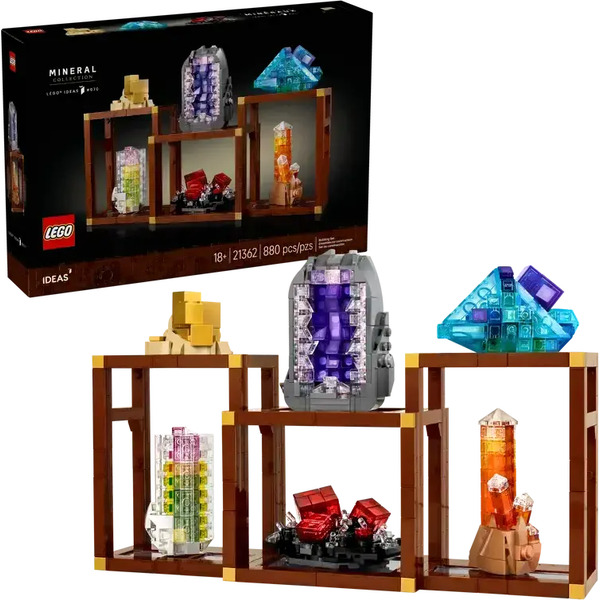 Конструктор LEGO Ideas Коллекция минералов 21362